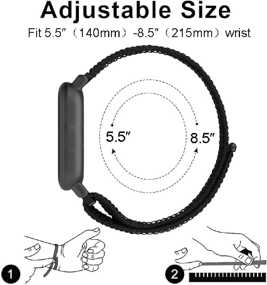 Thumbnail 2 de Nylon Elastic Watch Strap for Huawei Band 7