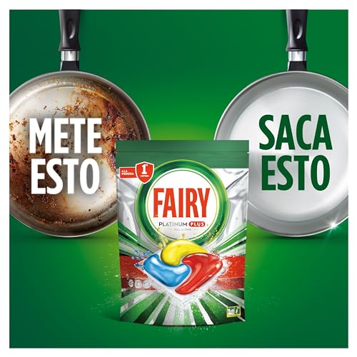 Thumbnail 1 de Fairy Platinum Plus Limón Cápsulas de Lavavajillas Todo en Uno (192 cápsulas)