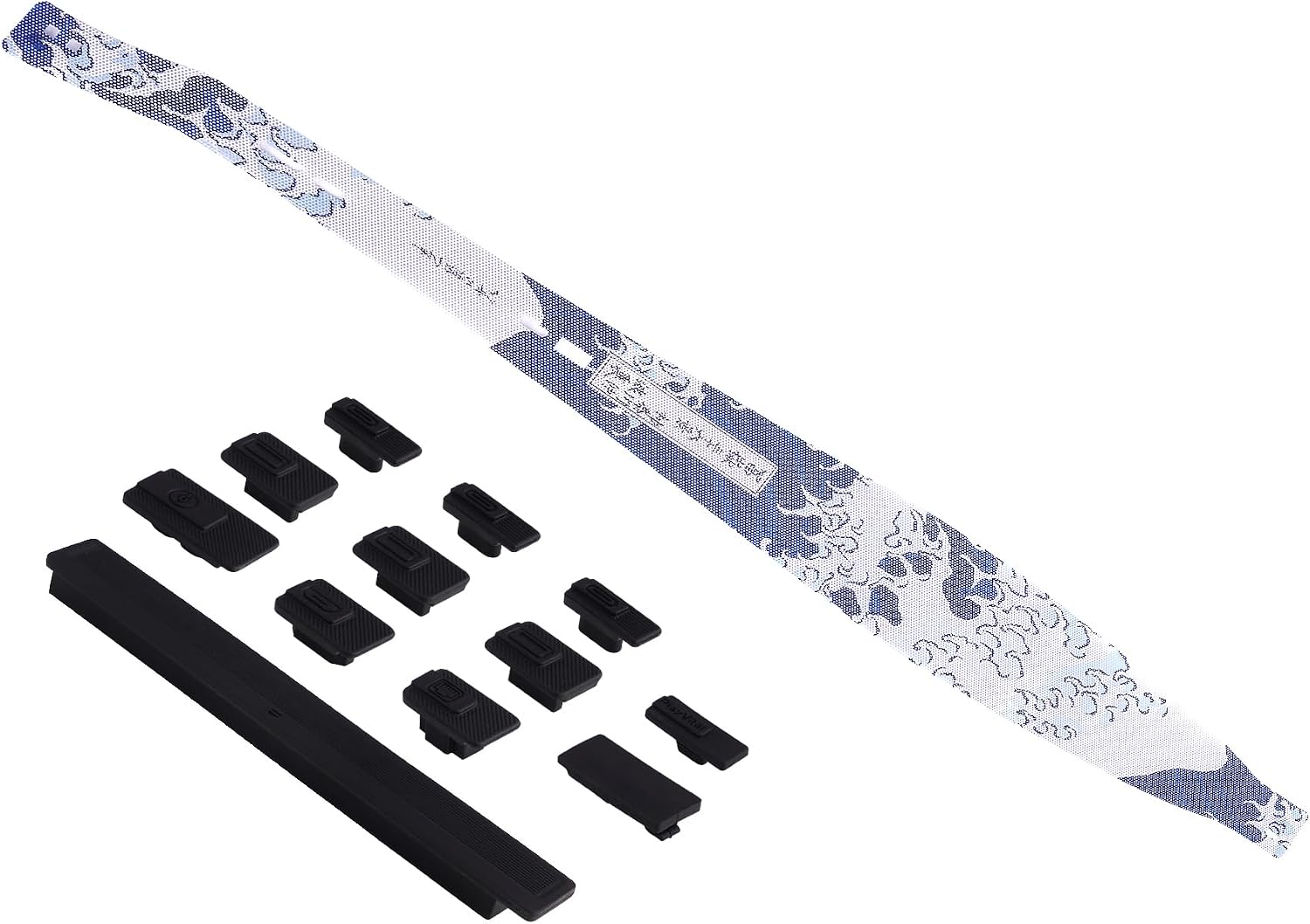 Detalle de playvital Dust Filter and Port Plug Set for PS5 Disc & Digital Console (Great Wave Off Kanagawa) – anti-dust kit