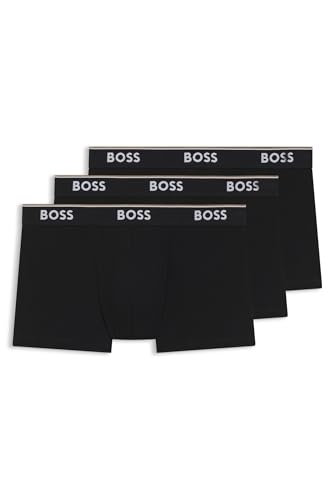 Detalle de BOSS Trunk 3P Power Caleçon Boxeur, Noir 1, S Homme