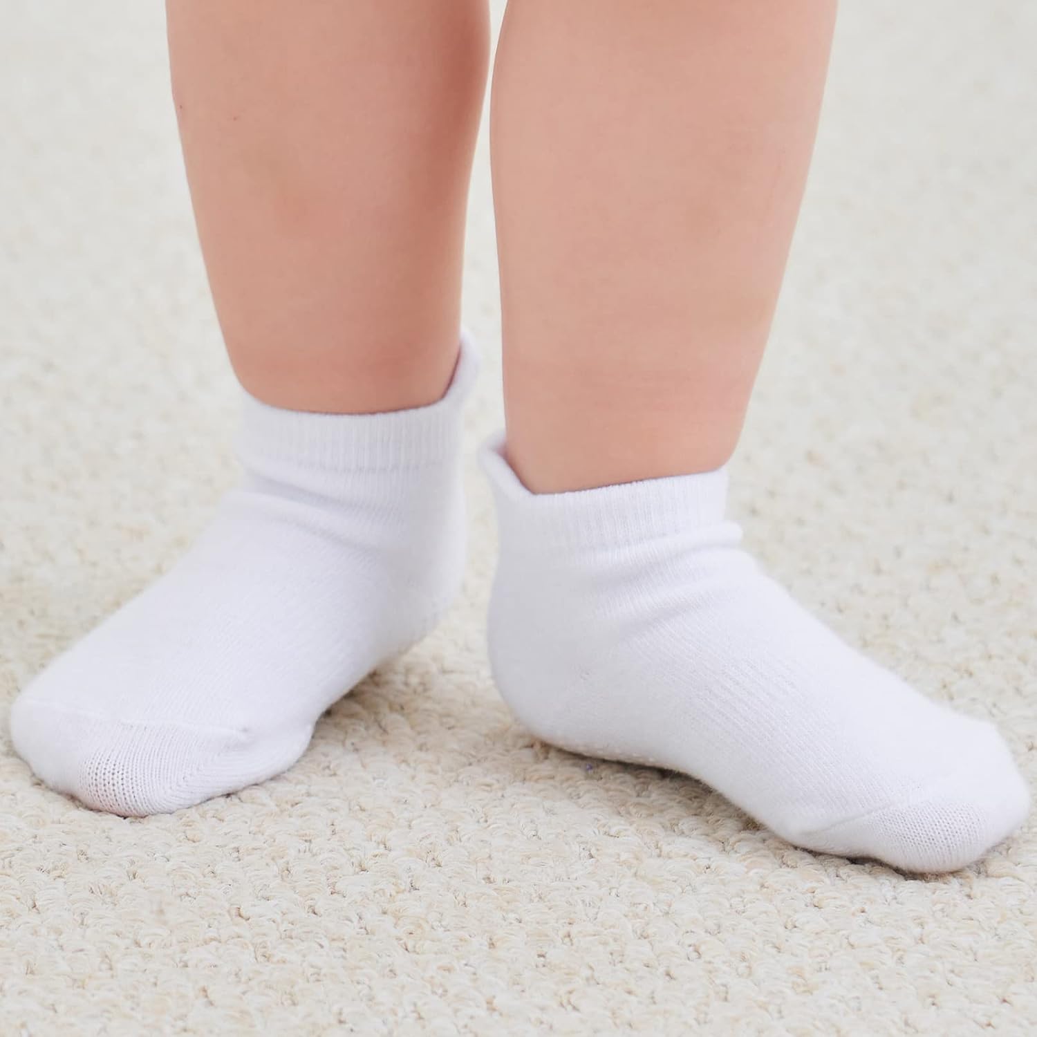 Thumbnail 4 de Zaples Baby Non Slip Grip Ankle Socks with Non Skid Soles — 9 Pack, Cotton-Rich, All-Season Anti-Slip