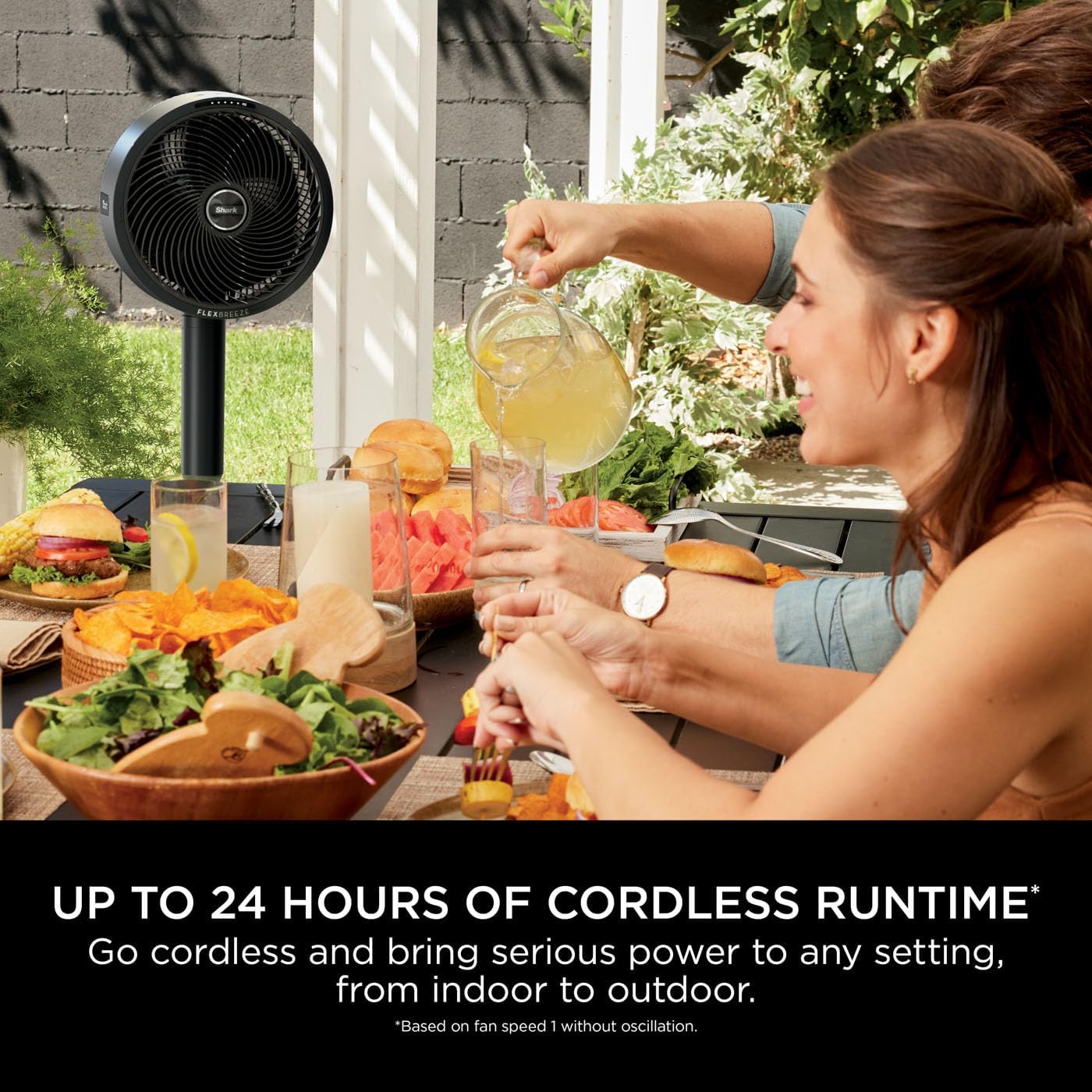 Thumbnail 2 de Shark FlexBreeze FA220UK 12 in 1 Hybrid Portable Fan with Remote & Misting Attachment