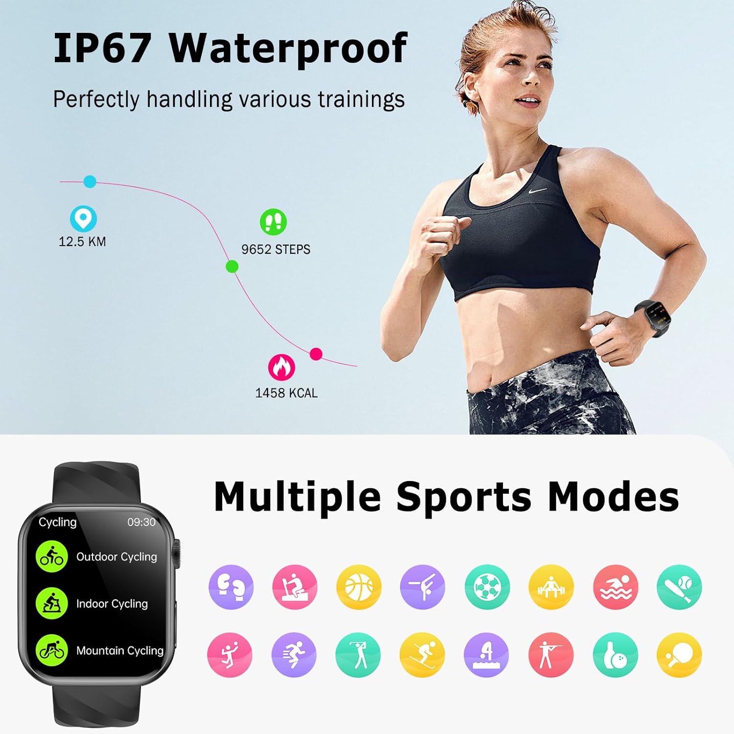 Thumbnail 6 de Marsyu 2026 Smartwatch (ECG+HRV, BP, SpO2, AMOLED 1.97") with call function