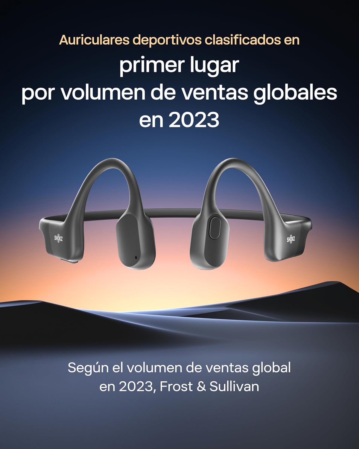 Thumbnail 1 de SHOKZ OpenRun Auriculares Deportivos Bluetooth Resistentes al Agua💧