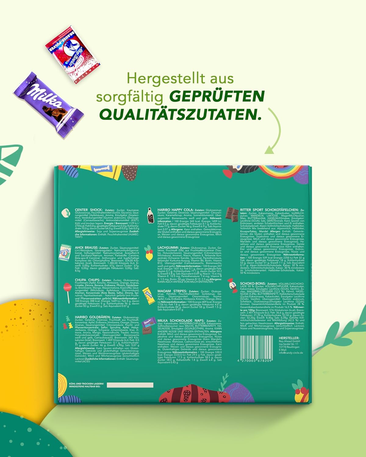 Thumbnail 6 de Premium Süßigkeiten Box (150 Stück) – Gute Laune Box von Candy Circle