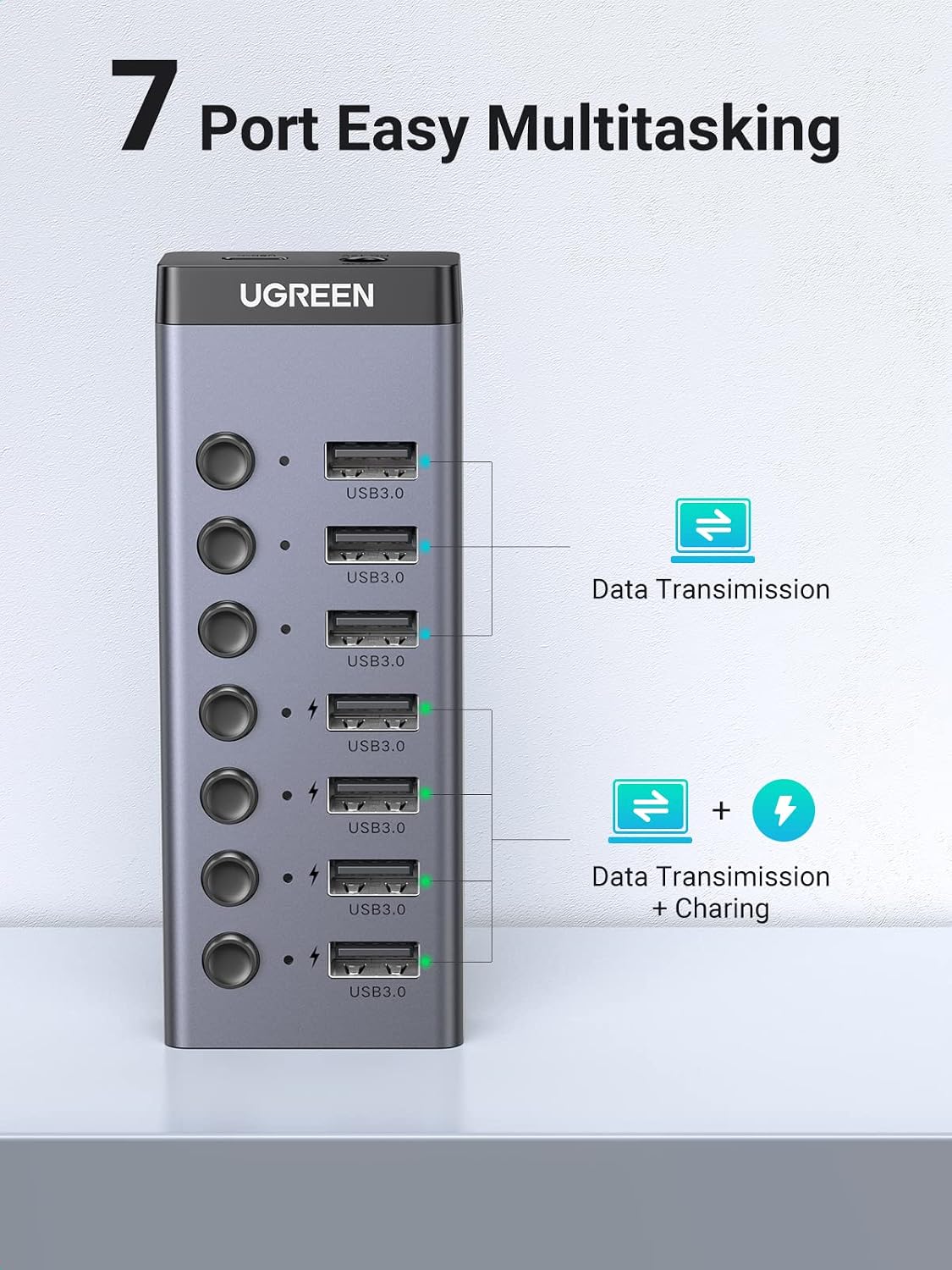 Thumbnail 1 de UGREEN USB hub, 7 ports