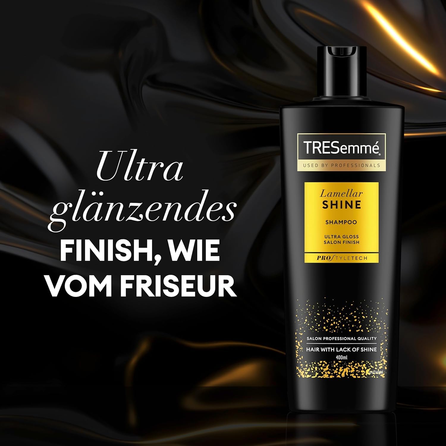Detalle de TRESemmé Lamellar Shine Shampoo – Glanzpaket für alle Haartypen (3 x 400 ml)