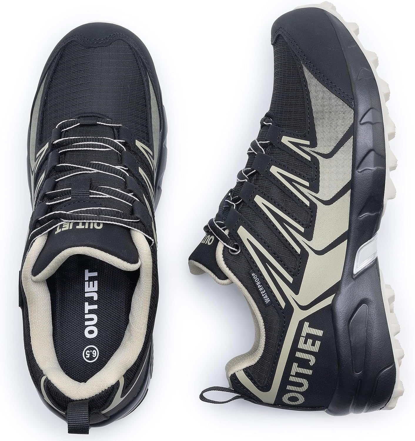 Thumbnail 1 de OUTJET Women's Waterproof Hiking Shoes: Lightweight, Non-Slip Comfort for Trails