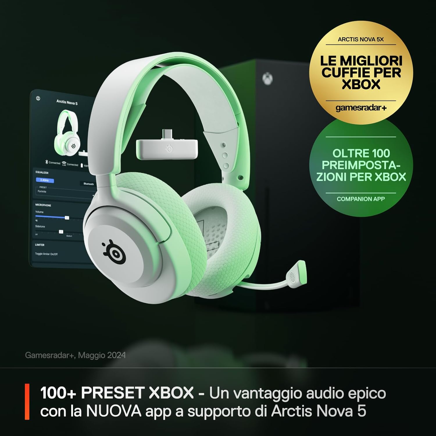 Thumbnail 1 de SteelSeries Arctis Nova 5X Bianco, cuffie Xbox