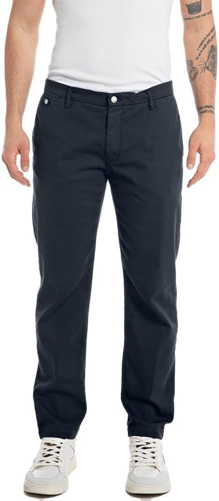 Detalle 2 de Replay Herren Jeans Anbass Slim-Fit mit Power Stretch