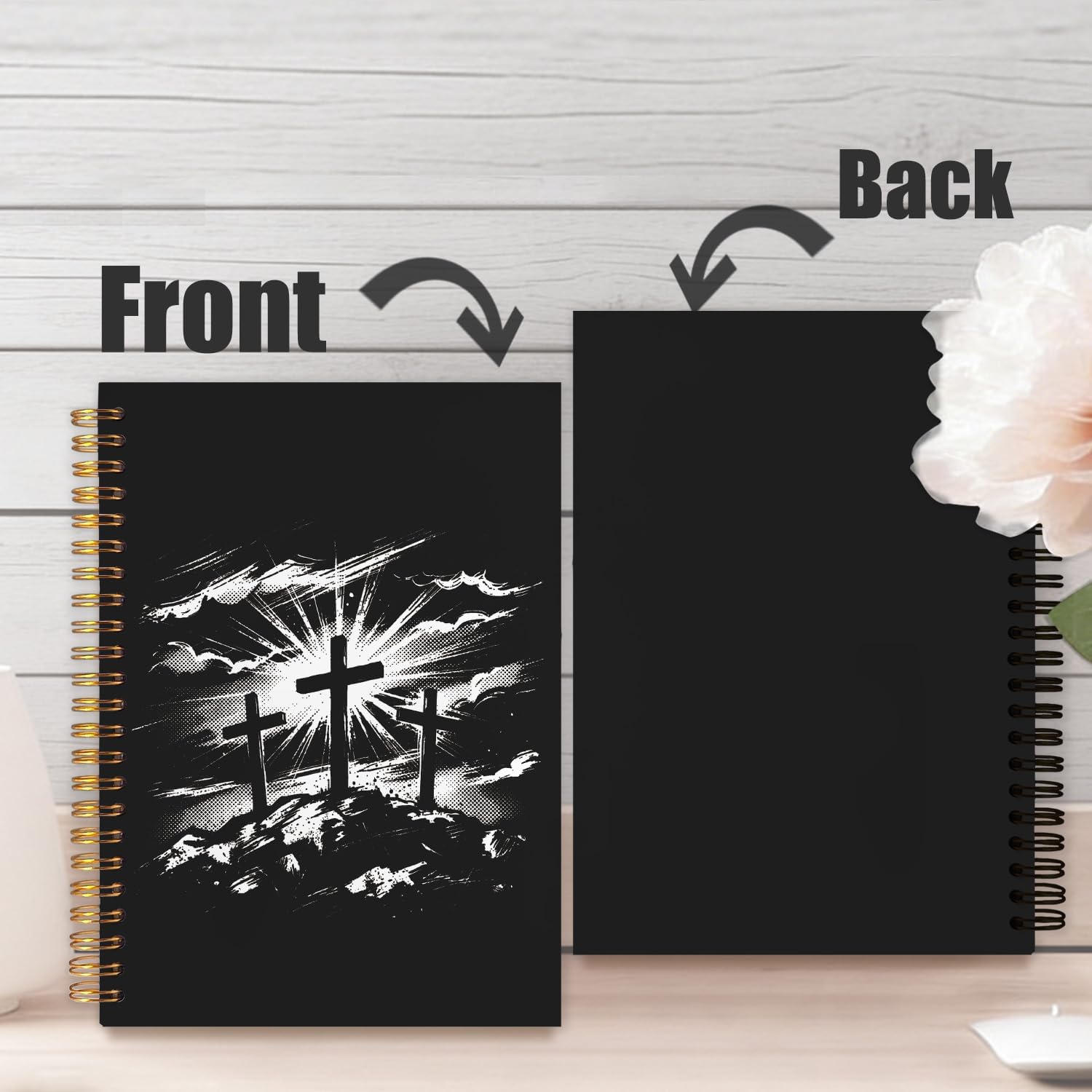 Thumbnail 6 de OHDCE The Lord Is My Shepherd Spiral Notebook, 5.5 x 8.3-Inch Hardcover, 80 Pages