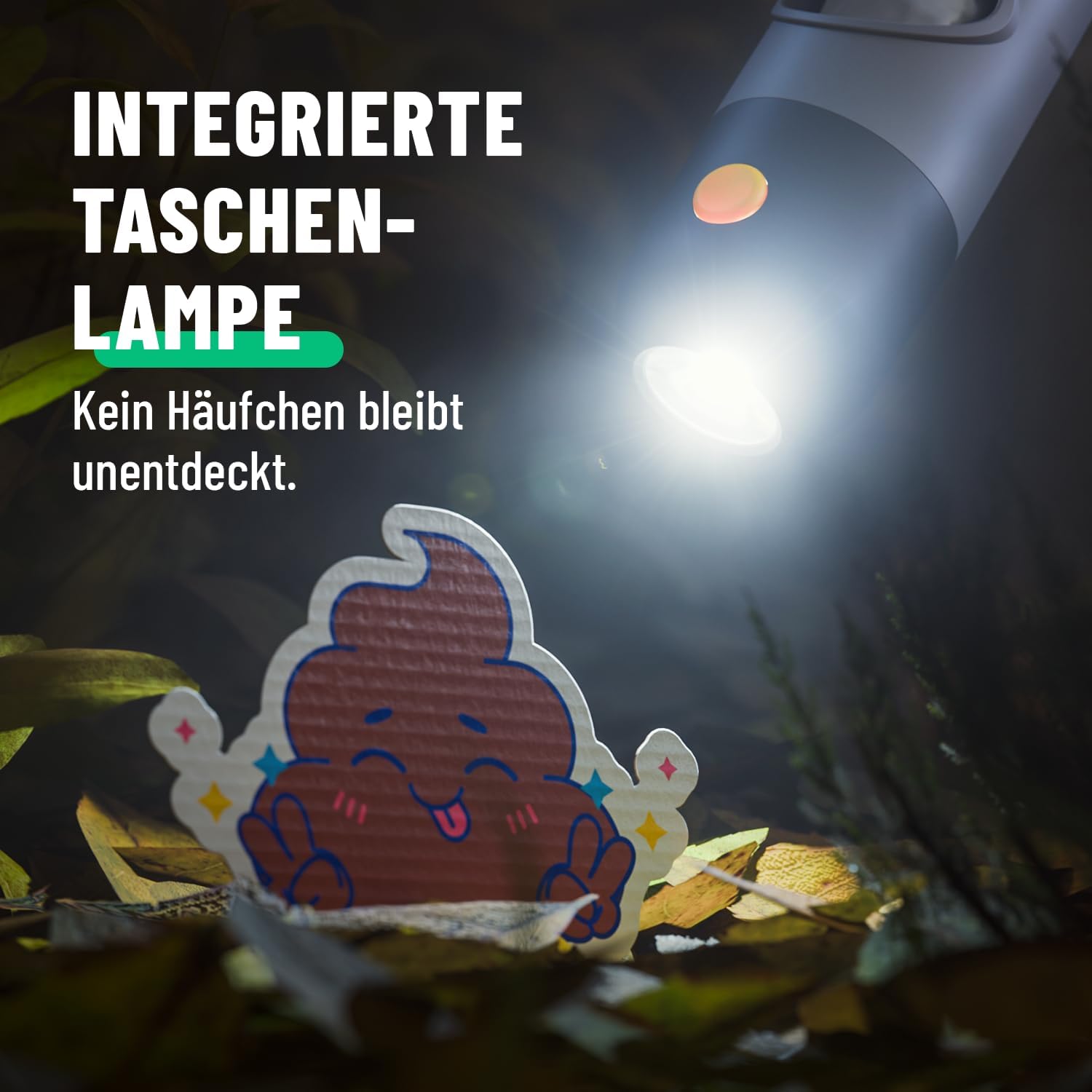 Thumbnail 4 de greate 2x Kotbeutelspender für Hunde mit Taschenlampe & Karabinerhaken (inkl. 30 Beutel)