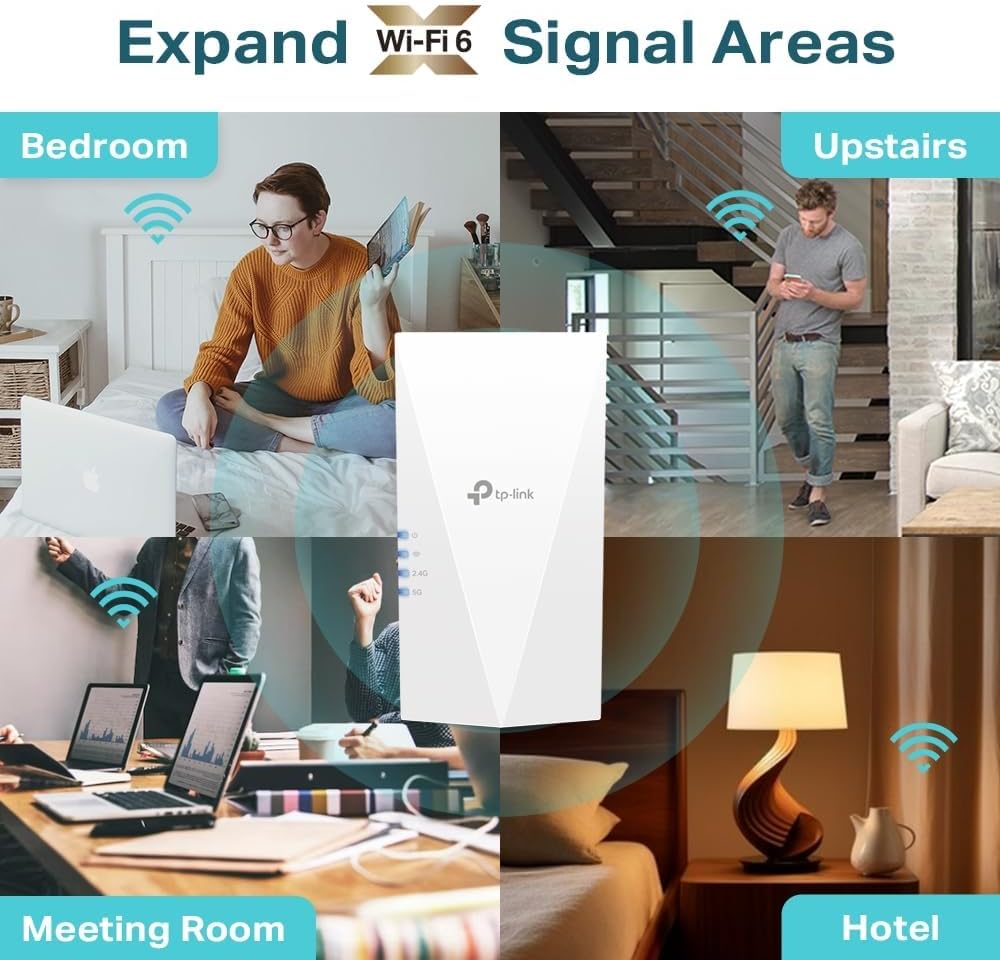 Detalle de TP-Link RE700X WiFi 6 extender, AX3000