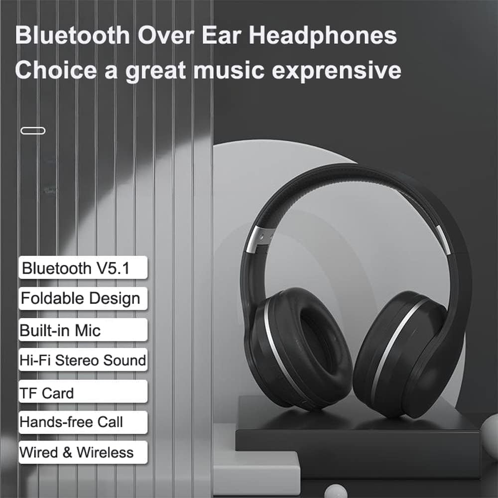 Thumbnail 6 de Usoun Bluetooth Headphones Over-Ear for Kids: 40mm drivers, Bluetooth 5.1, foldable with wired option