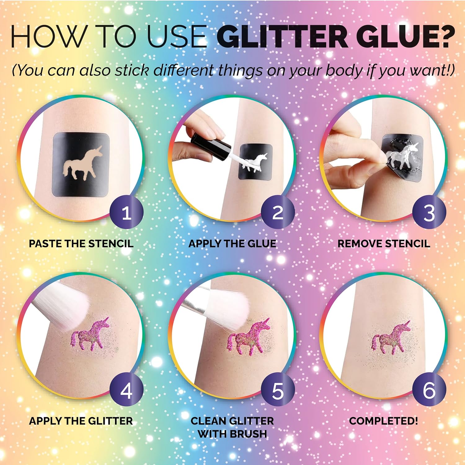 Thumbnail 6 de Body Glue for Tattoos and Makeup 7g x2