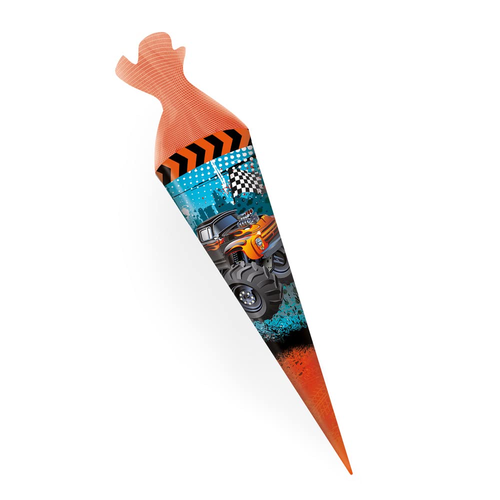 Detalle de Trötsch Schultüte 35 cm med monstertruckmotiv