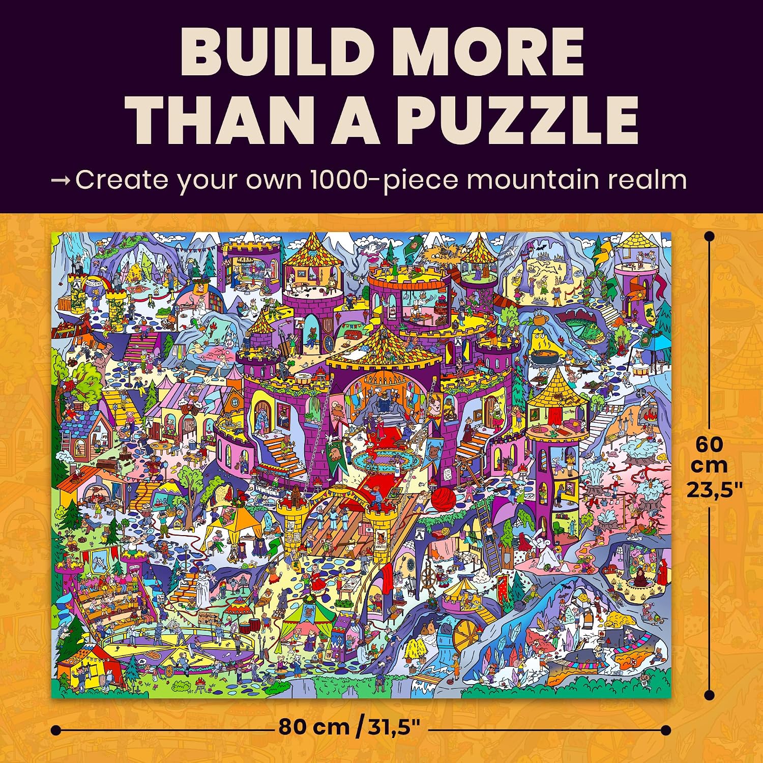 Detalle 2 de Rocktail Kingdom 1,000-piece adult jigsaw puzzle