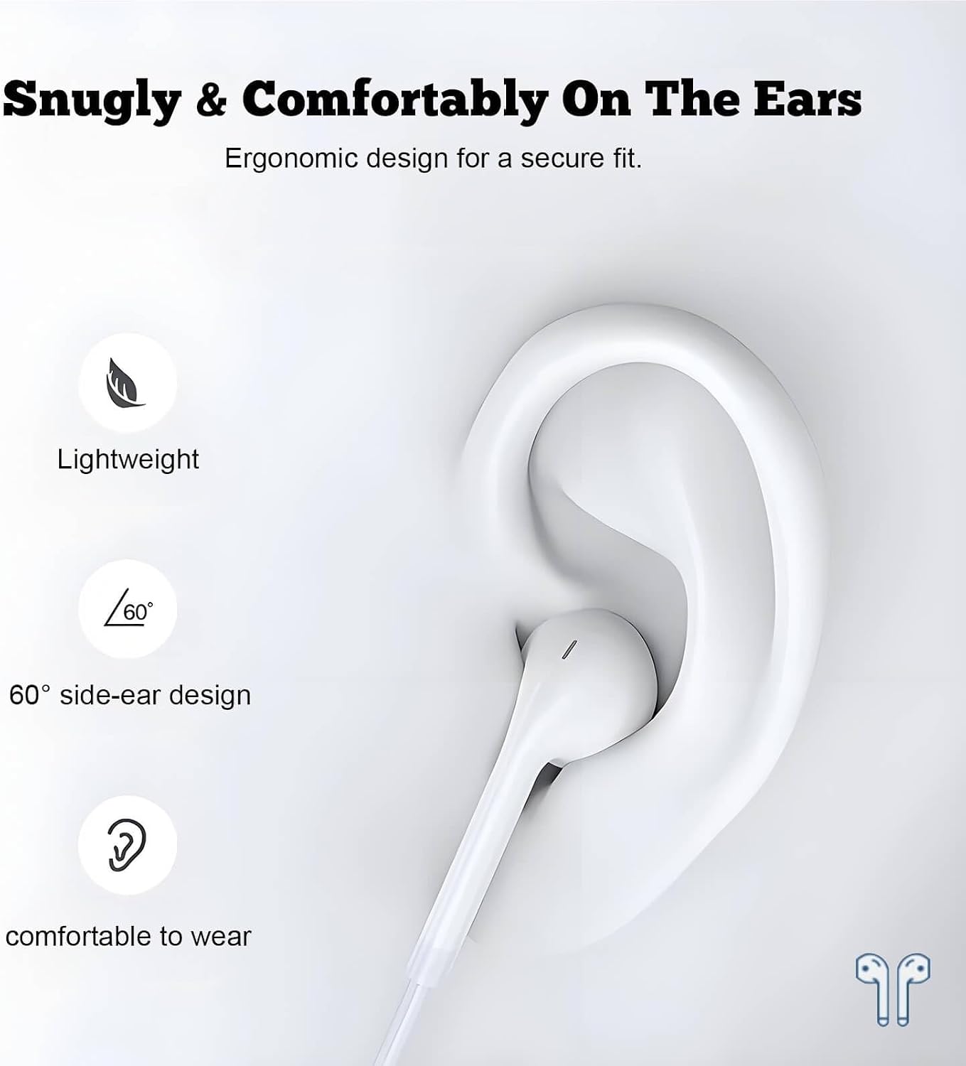 Thumbnail 6 de USB C Headphones 2-Pack Wired Earbuds