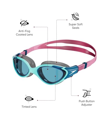 Detalle 2 de Speedo Women's Biofuse 2.0 Swimming Goggles – Female Design