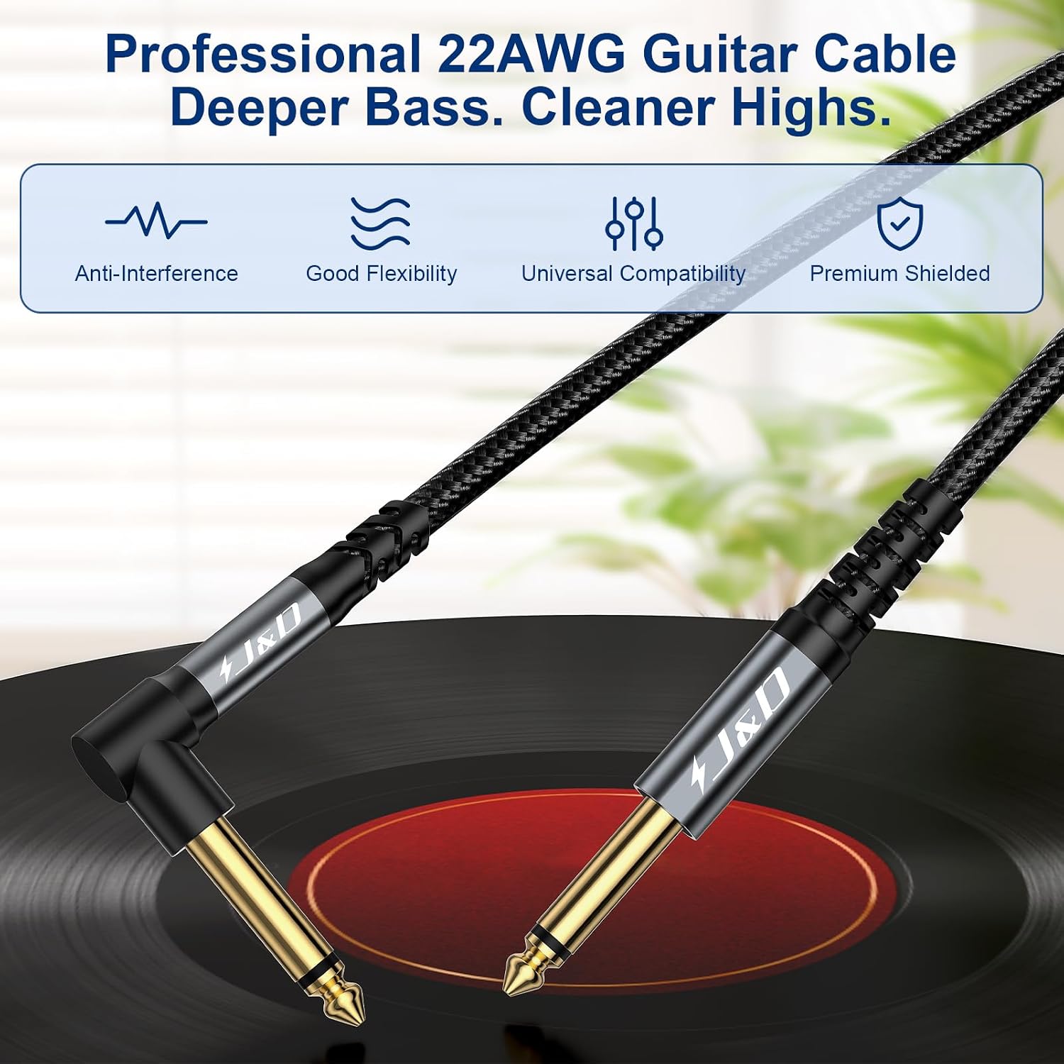Thumbnail 5 de J&D Guitar Cable 15 Feet