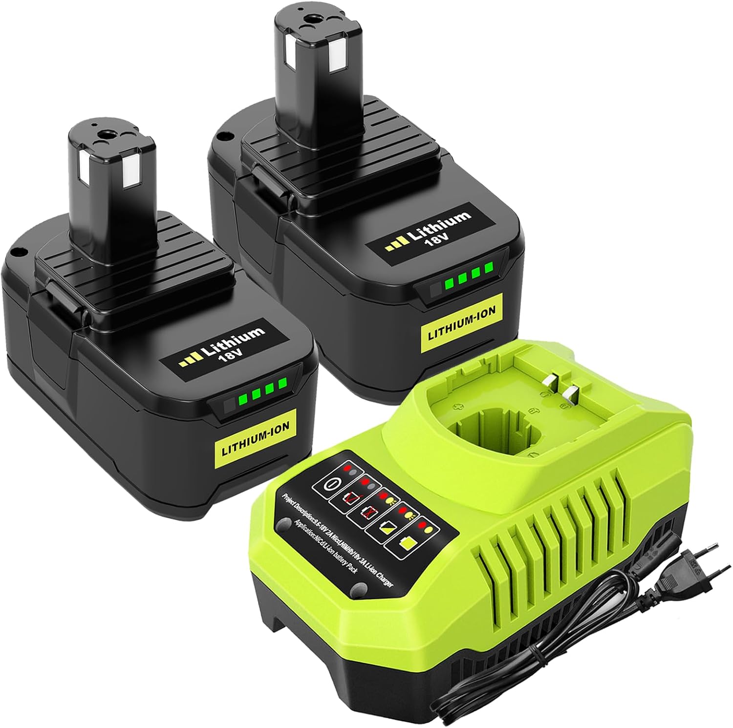 Detalle de RB18L50 18V 5,5Ah Batterie Ryobi + BCL14181H