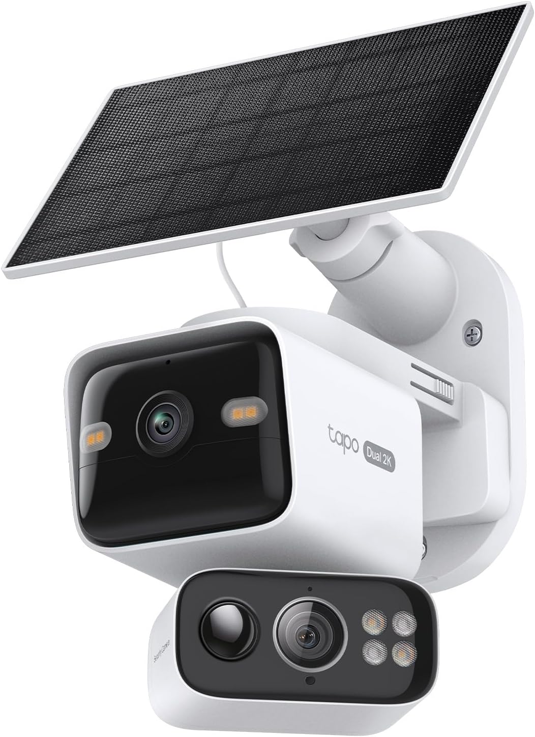 Detalle de Tapo C645D Kit Tapo 2K Dual-Lens Pan/Tilt Solar Battery Security Camera (Dual 2K, 360° Pan) — Free Person/Vehicle Detection