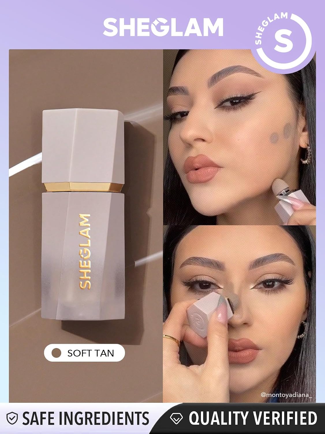 Thumbnail 1 de SHEGLAM Sun Sculpt Cool Toned Contour Stick Soft Tan