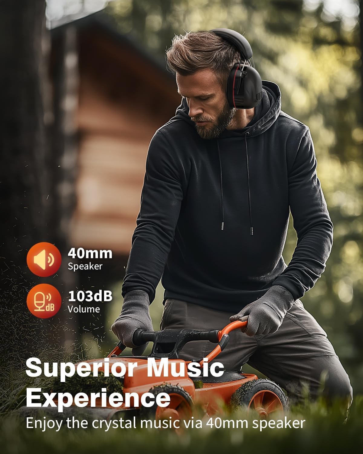 Thumbnail 5 de Bluetooth 5.4 Gehörschutzkopfhörer 120 Stunden 📢