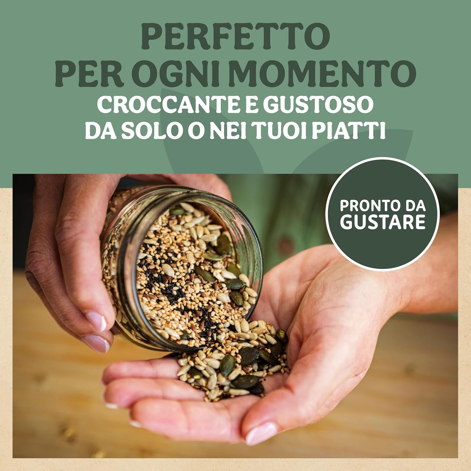 Thumbnail 4 de Probios Semi Misti Tostati Biologici da 5 kg: ricchi di proteine e fibre, senza glutine