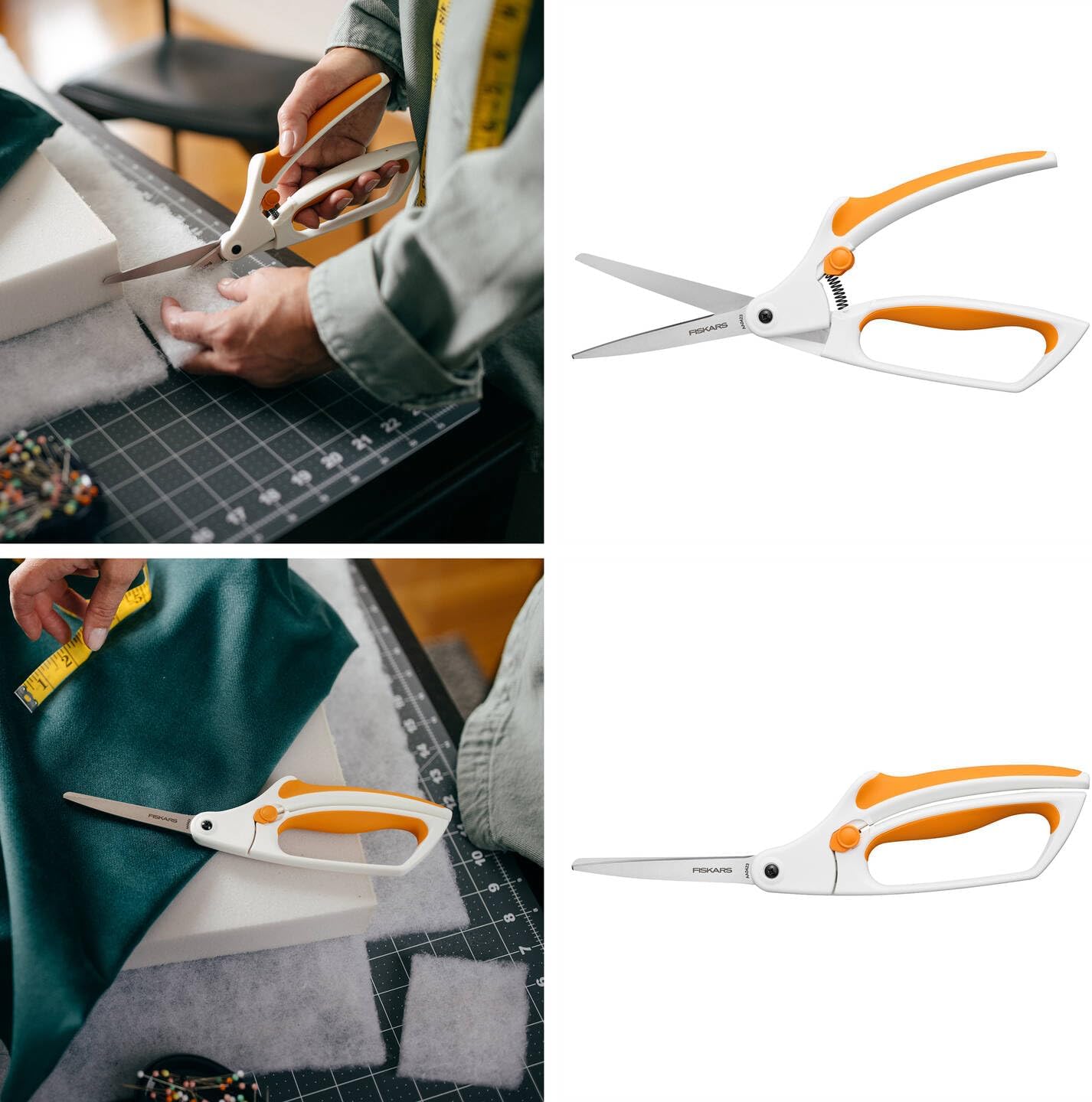 Thumbnail 2 de Fiskars Forbici Softgrip per Tessuti 26 cm – Easy Action, taglio preciso e maneggevolezza per chi crea