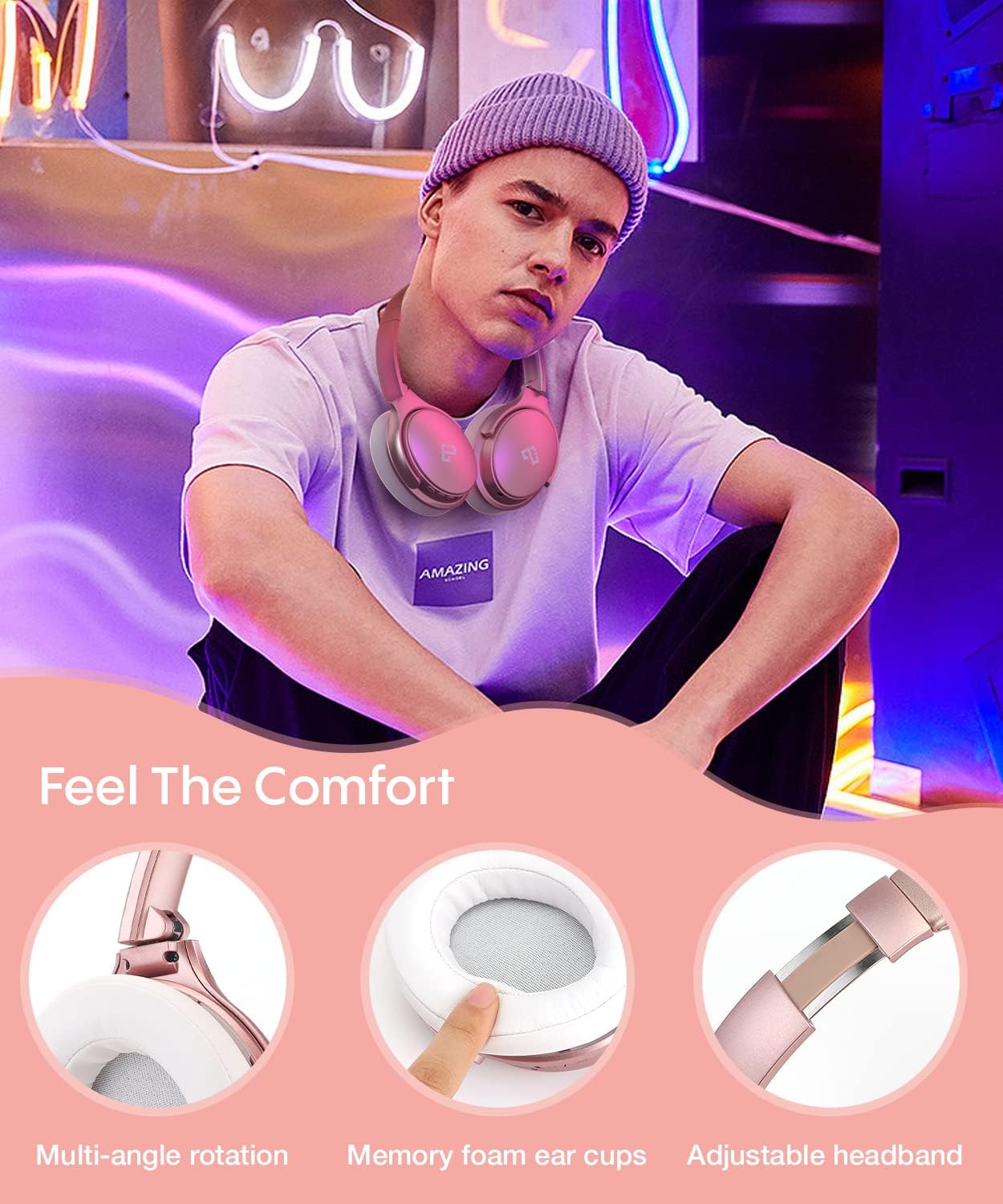 Thumbnail 5 de INFURTURE H1 Noise Cancelling Headphones 90H
