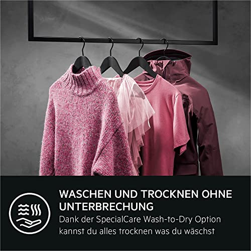 Detalle 2 de AEG Serie 7000 Waschtrockner LWR7AMZ48WD – 8 kg Waschen, 5 kg Trocknen
