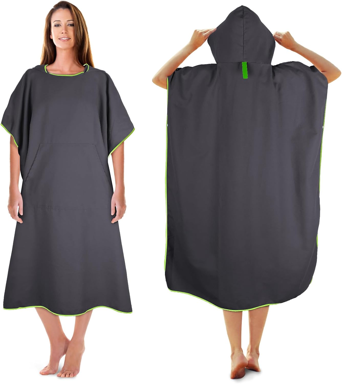 Detalle de KUOGAS C06-025-00 badponcho i mikrofiber, unisex, 110 x 74 cm
