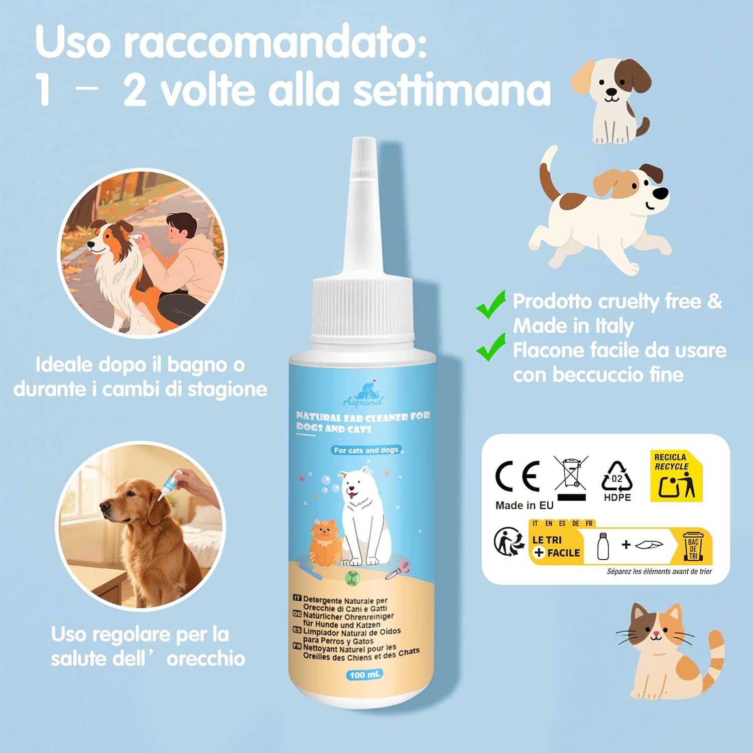 Thumbnail 5 de Aspand Detergente per Orecchie 100ml