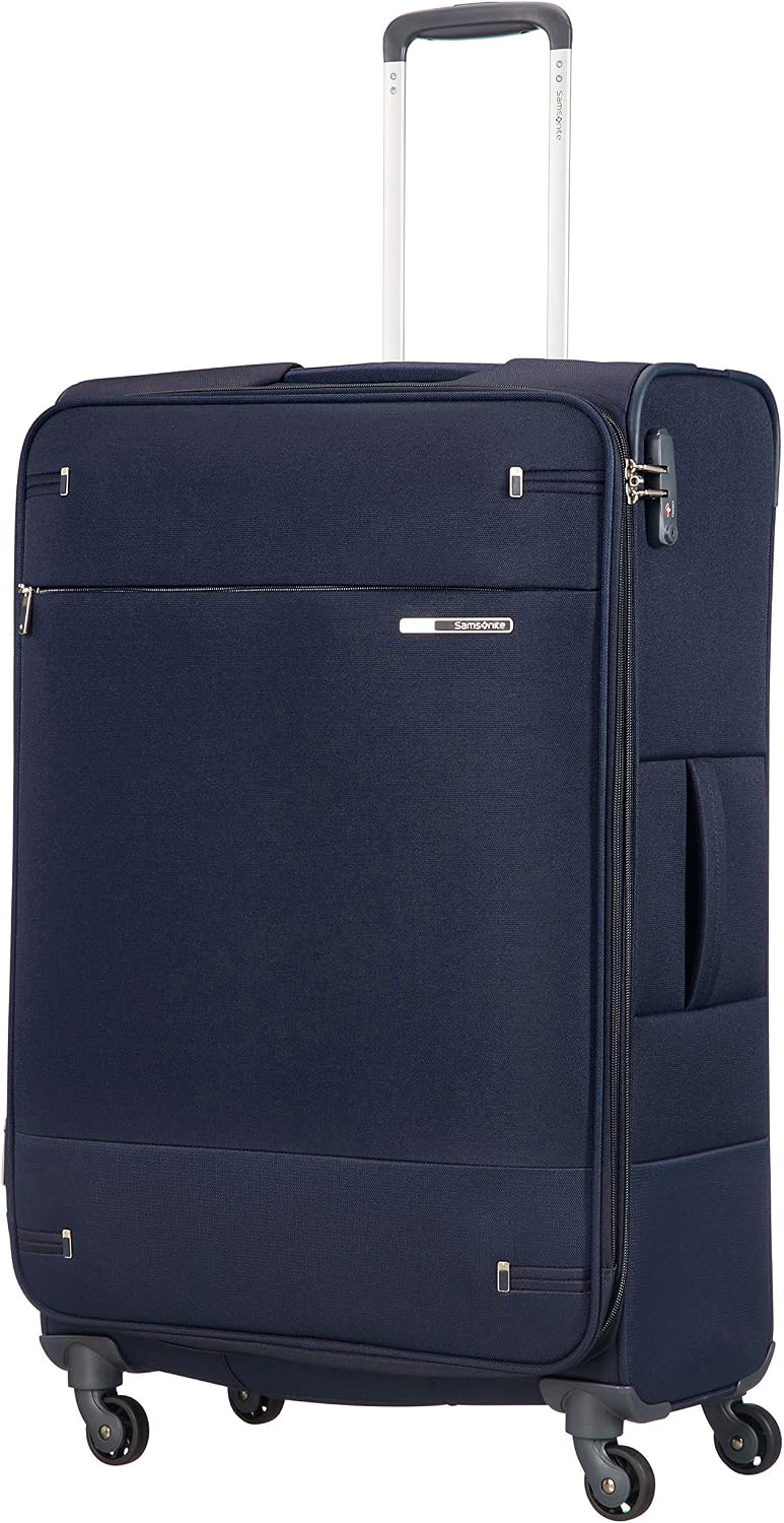 Detalle de Samsonite Base Boost Carry-on – 41 L Soft Cabin Case, Navy Blue (55 x 40 x 20 cm)