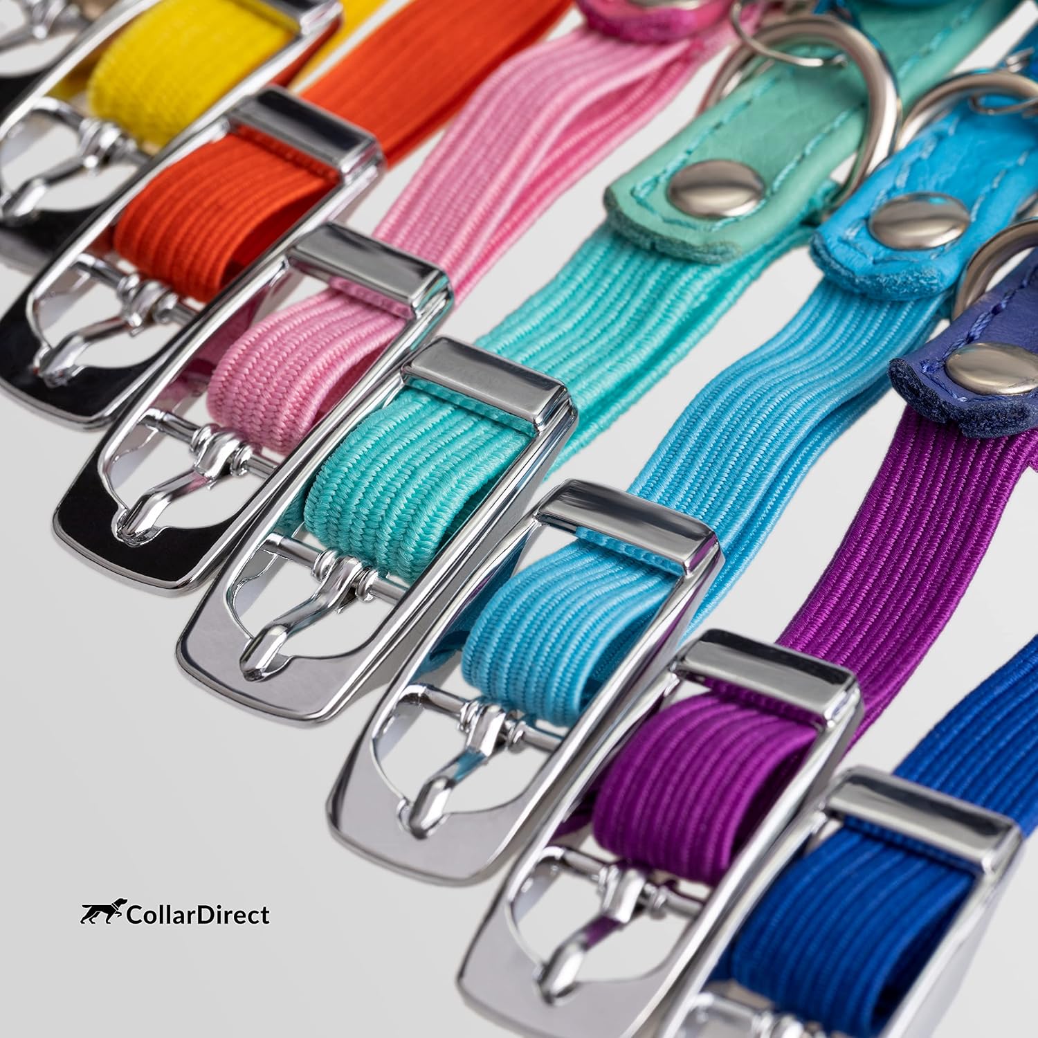 Detalle de CollarDirect Leder Katzenhalsband mit Sicherheitsverschluss und Glocke, 23–28 cm Weiß
