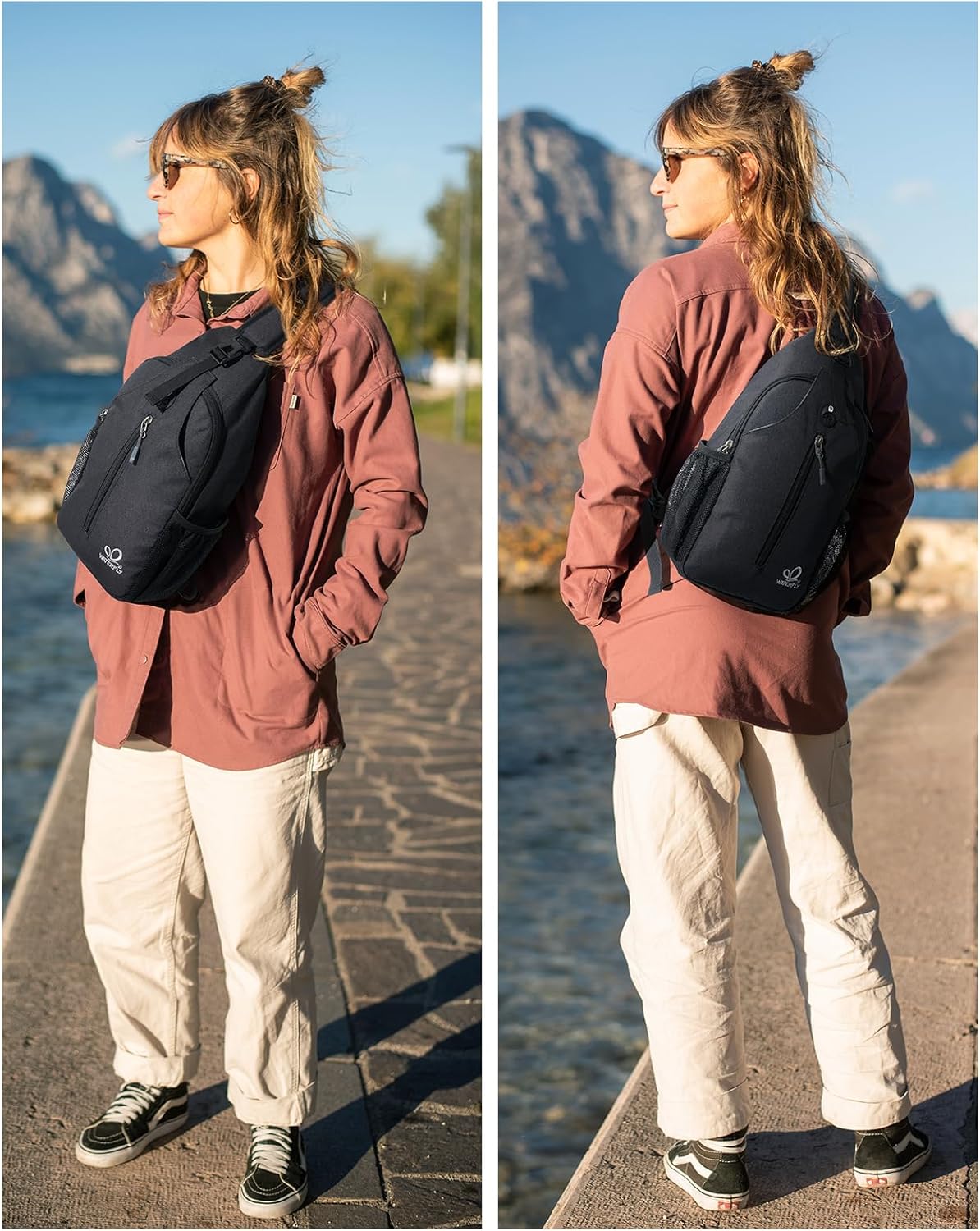 Thumbnail 6 de Waterfly RFID Crossbody Sling Backpack