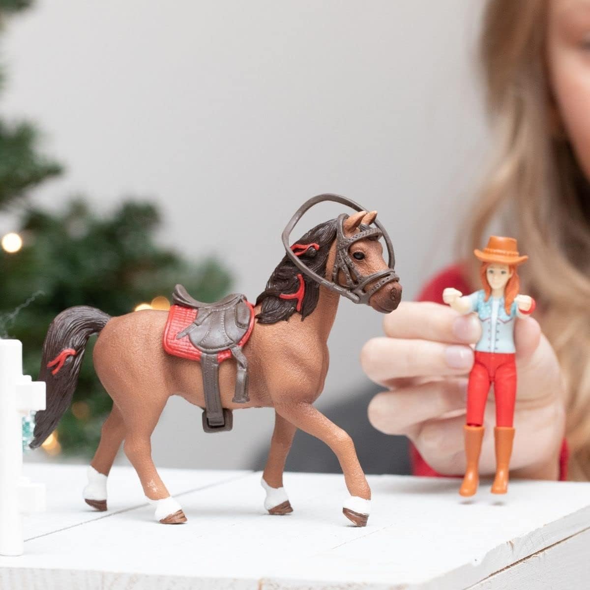 Thumbnail 1 de Schleich HORSE CLUB Hannah & Cayenne Playset 🐴, 10 piezas, a partir de 5 años