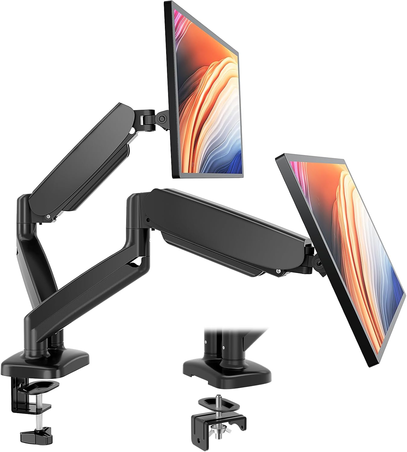 Detalle de DUMOS Dual Monitor Mount 32-Inch