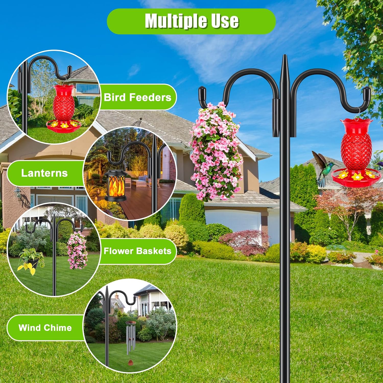 Detalle de Gtongoko Shepherd’s Hook, 63-Inch