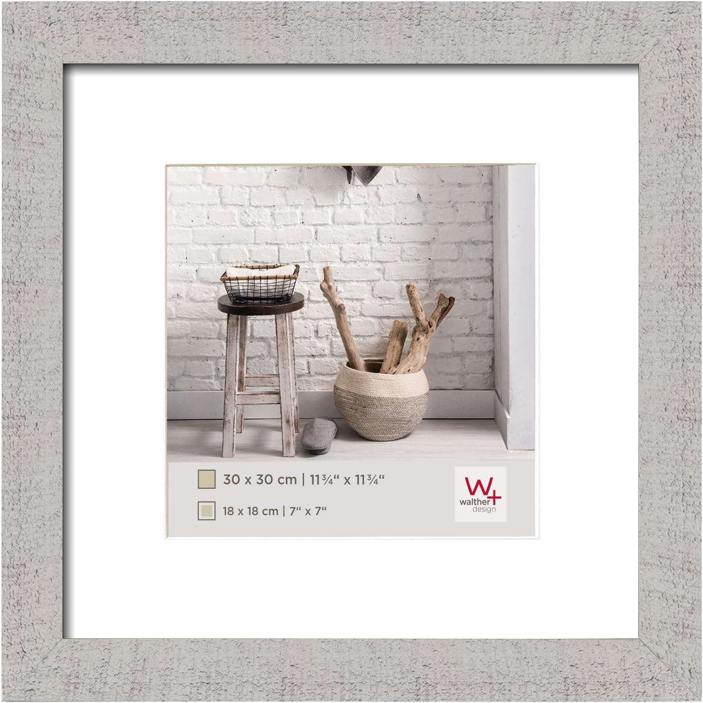 Thumbnail 6 de Walther Design Cadre Photo Blanc crème 40 x 40 cm HO440W