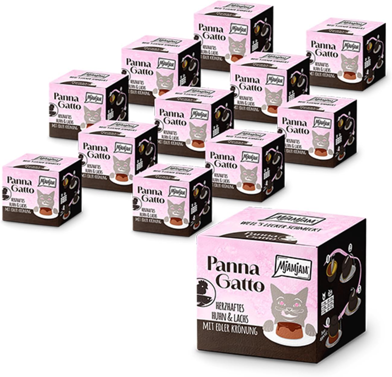 Thumbnail 6 de MjAMjAM Panna Gatto Nassfutter 12er Pack 2x80g