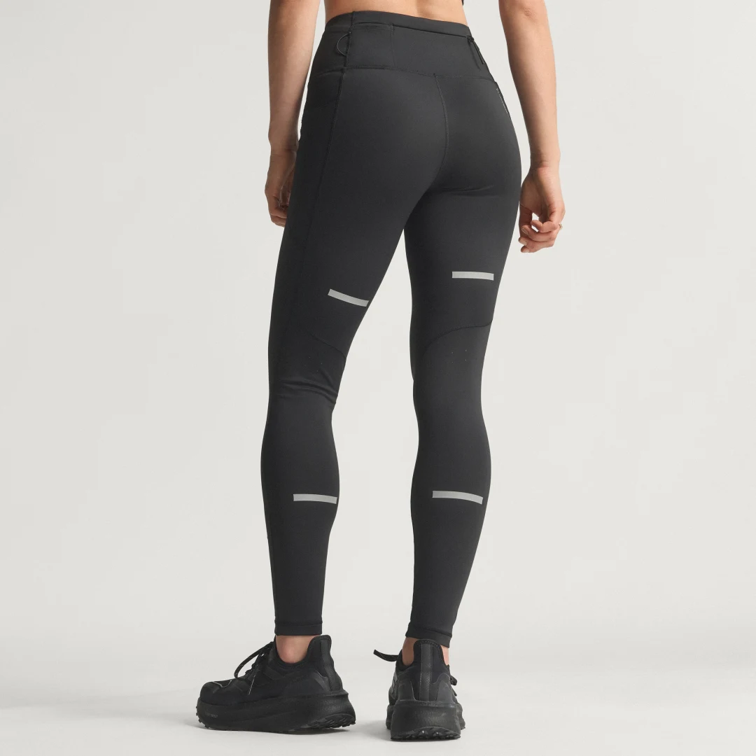 Detalle 2 de Mallas de running Adi365 CLIMAWARM+ de Adidas en Negro