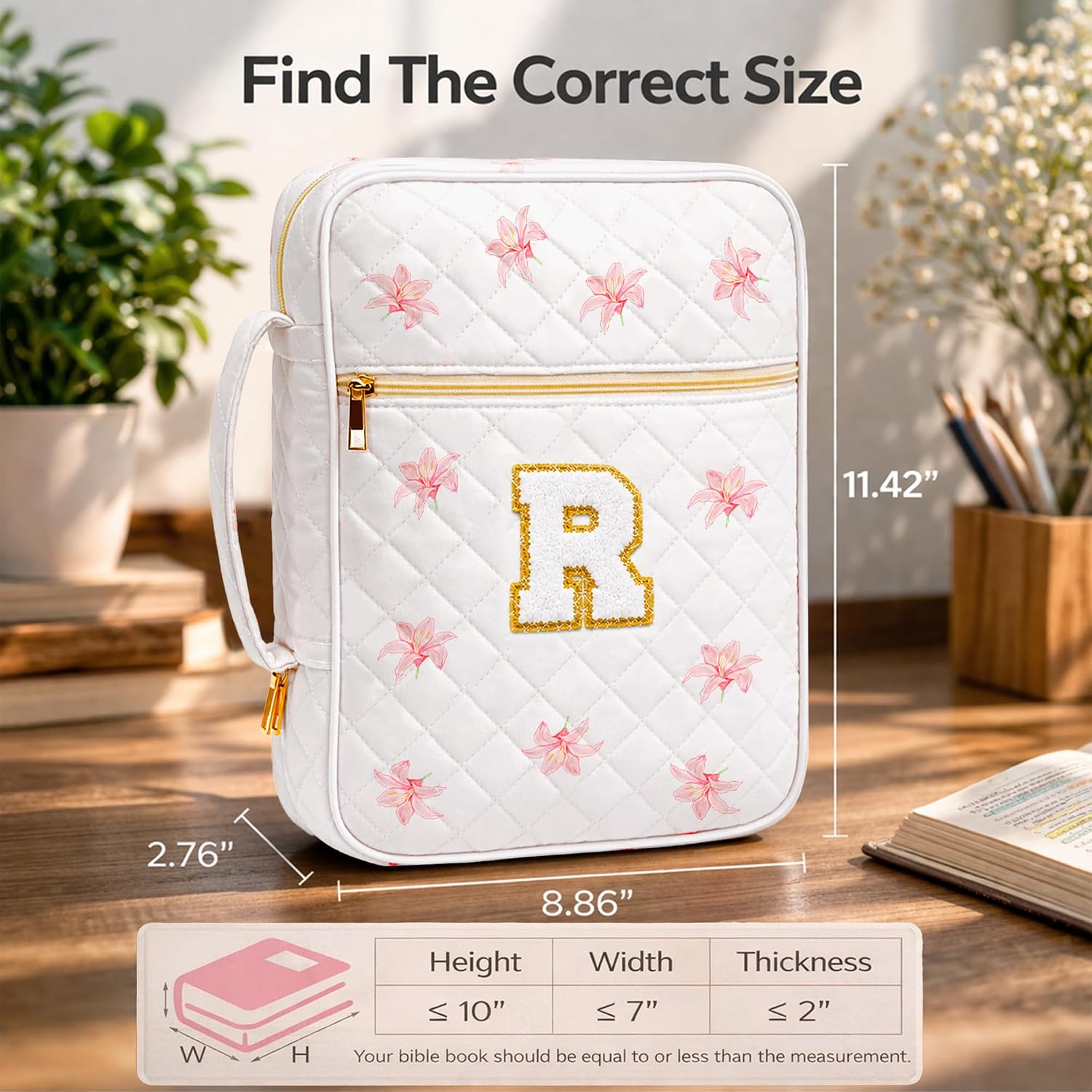 Detalle de Tanolix Quilted Bible Cover