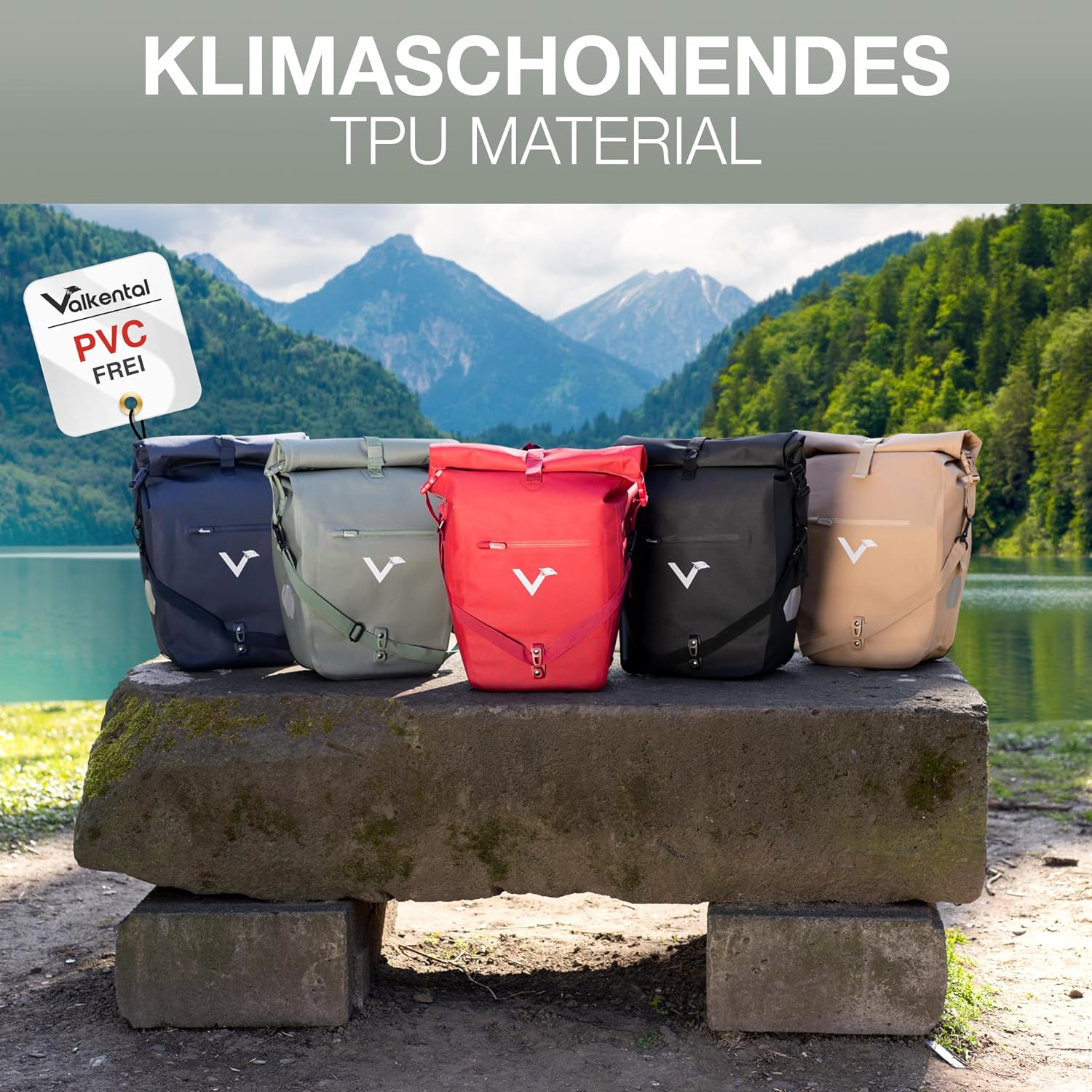 Thumbnail 5 de Valkental Große 28L Gepäcktasche wasserdicht