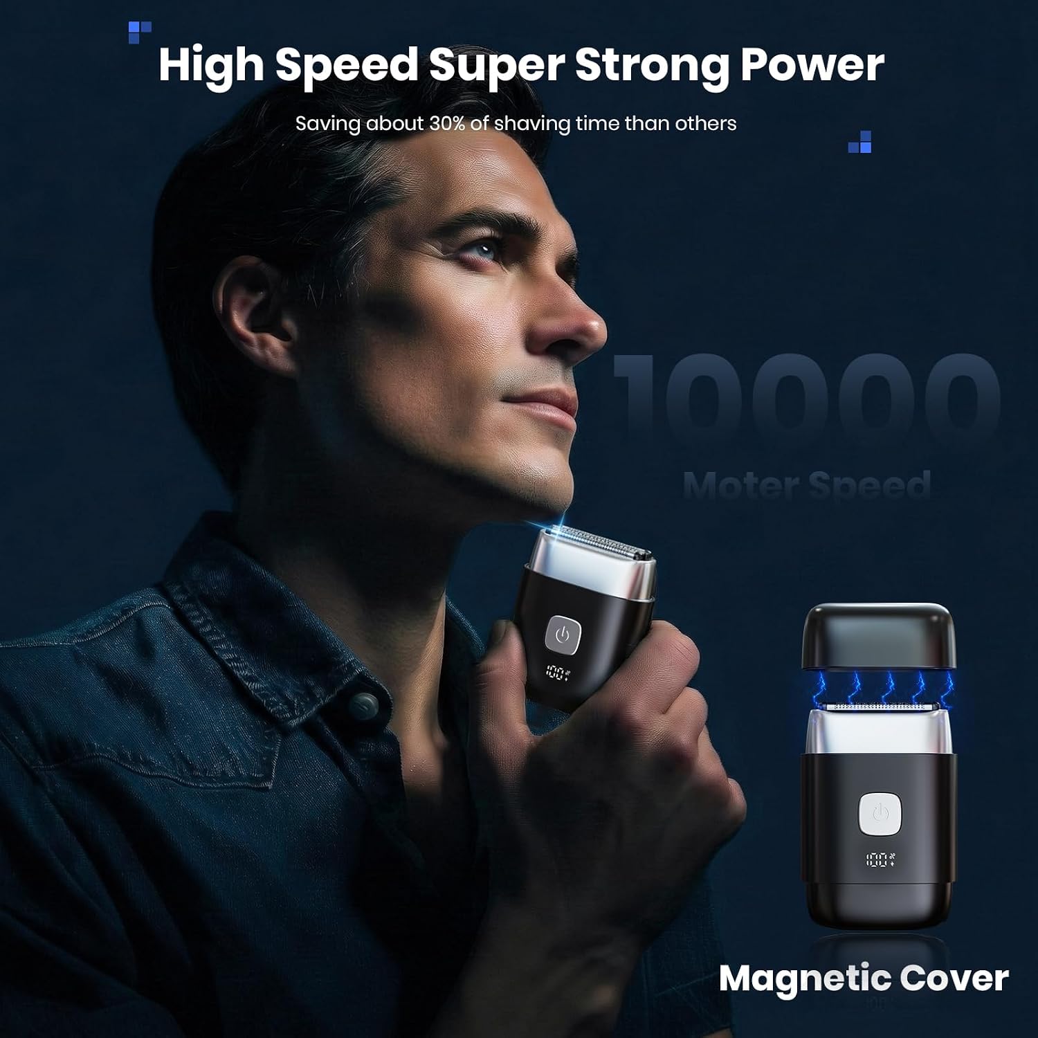 Thumbnail 3 de TLMUSE Foil Shaver (2026 Upgraded) — Compact, Magnetic, USB-C Travel Razor