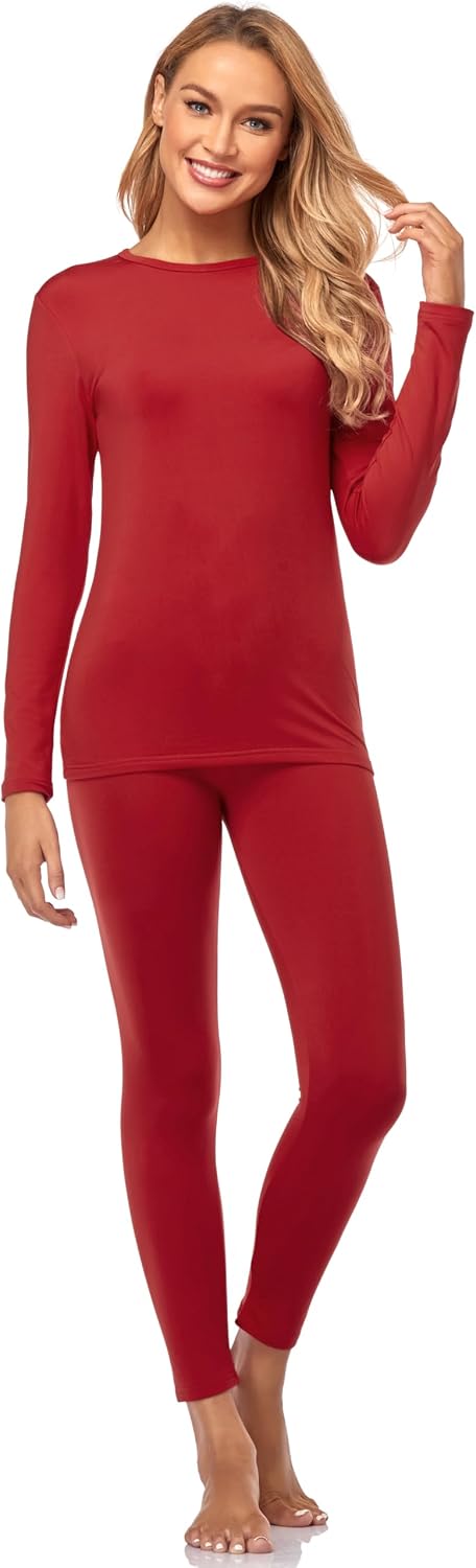 Detalle de Malist Women's Thermal Underwear Set, Fleece-Lined