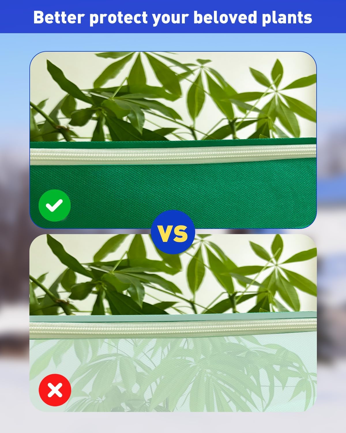 Detalle 2 de Voiles Verdenu 2 pièces pour plantes extérieures ⚙