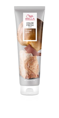 Detalle de Wella Professionals Color Fresh Mask Caramel Glaze – Haarkur mit Avocadoöl für mittelblondes bis braunes Haar (150 ml)