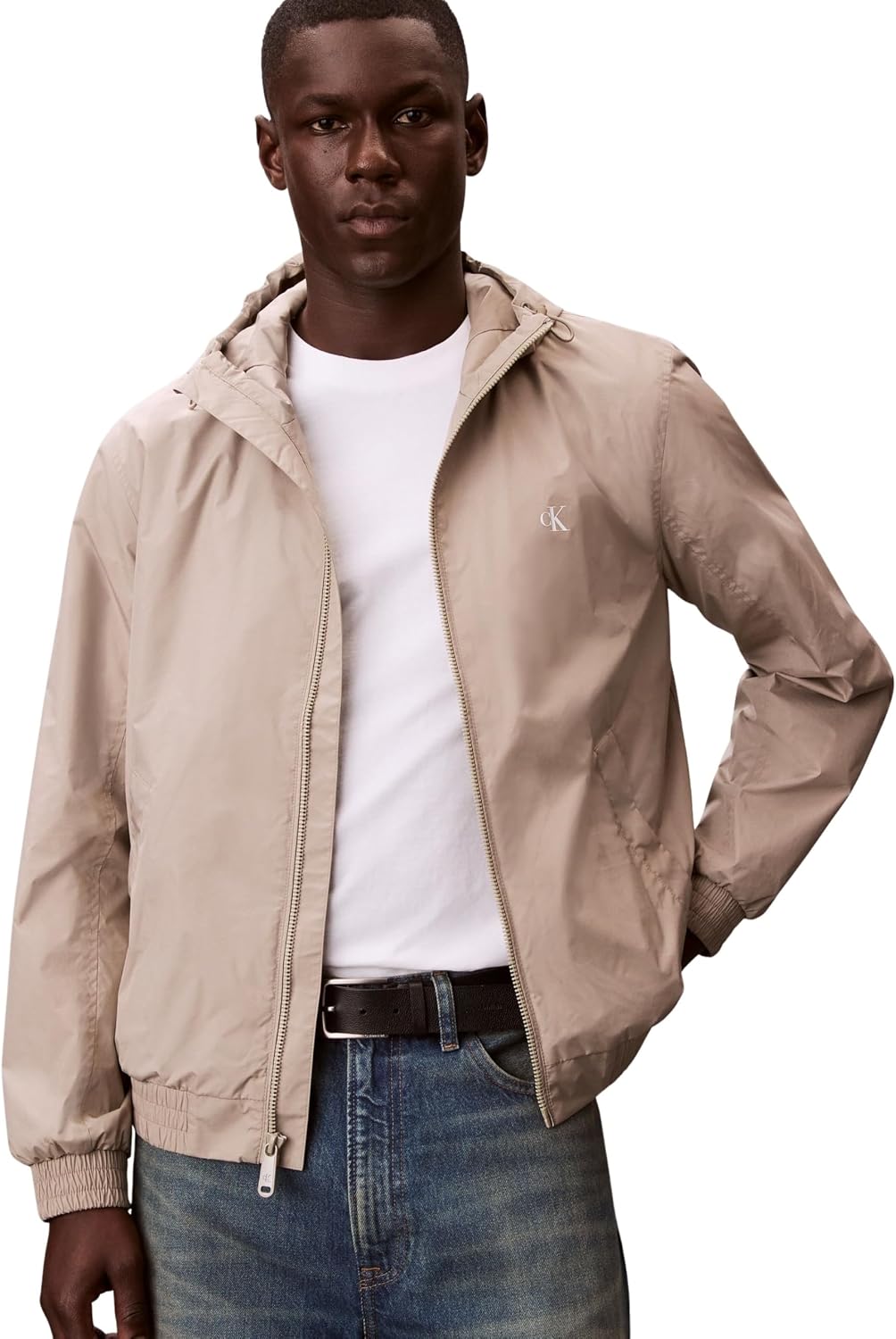 Thumbnail 3 de Calvin Klein Ls Hooded Nylon Harrington Jkt Lv04rf521g pour homme